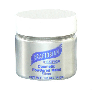 Picture of Graftobian Cosmetic Powdered Metal Silver - 14g