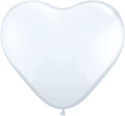 Picture of 6 Inch Heart - White (100/bag)
