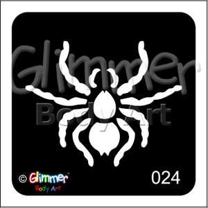 Glitter tattoo spider stencil. Spider tattoo. Spider glitter tattoo. -  Hokey Pokey Shop | Professional Face and Body Paint Store | Face Painting  Supplies Canada