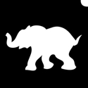 Picture of Baby Elephant - Stencil (5pc pack)