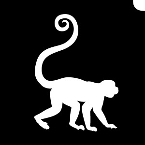 Small Monkey - Stencil (1pc) - Hokey Pokey Shop | Professional Face and ...