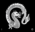 Picture of Essential - HD Stencil - Dragon - E02 (2pc/pk)