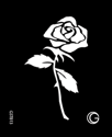 Picture of Basic - HD Stencil - Rose - B13 (4pc/pk)