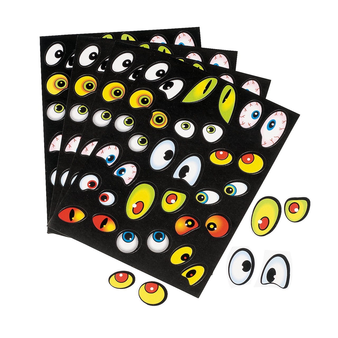 Jeepers Creepers Eyeball Sticker (12 packs) Hokey Pokey Shop