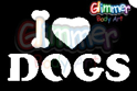 Picture of I Love Dogs - Stencil (5pc pack)