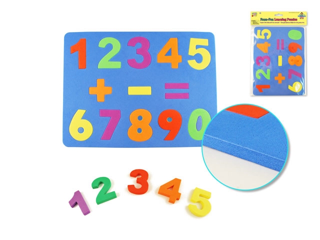 Foam Number, Math Puzzle, Development Toy - Hokey Pokey Shop, Professional Face and Body Paint Store