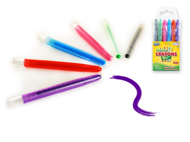 Picture of Lil' Artist Twist-Up Crayons 6pcs 