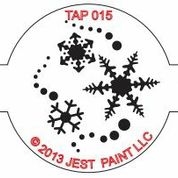 Picture of TAP 015 Face Painting Stencil - Snowflakes