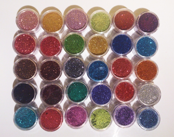 Picture of Set of 30 Glitter Pots