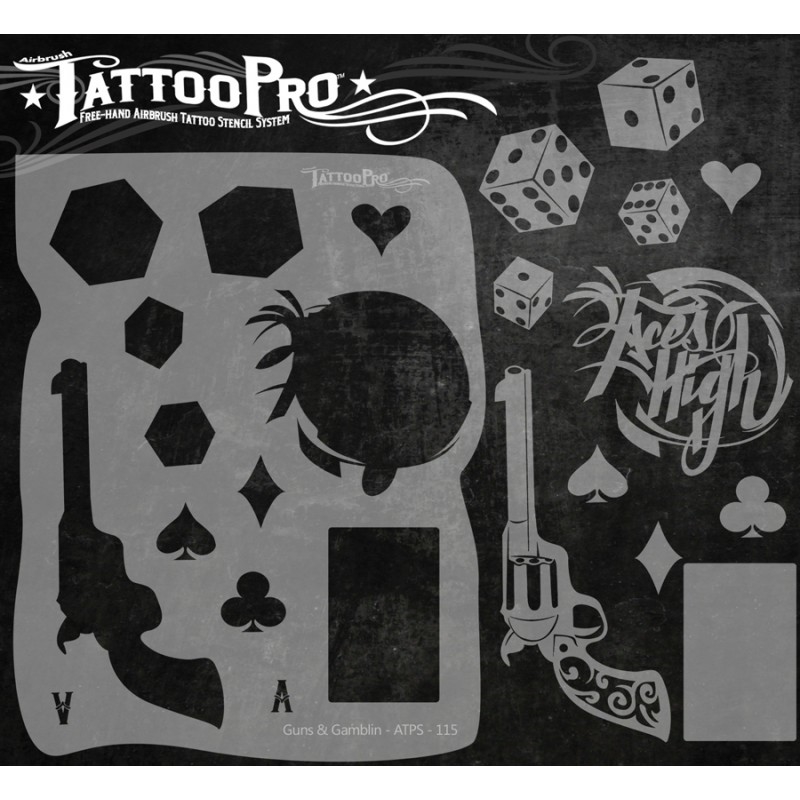 HOURGLASS & DAGGER – Tattoo Pro Stencils