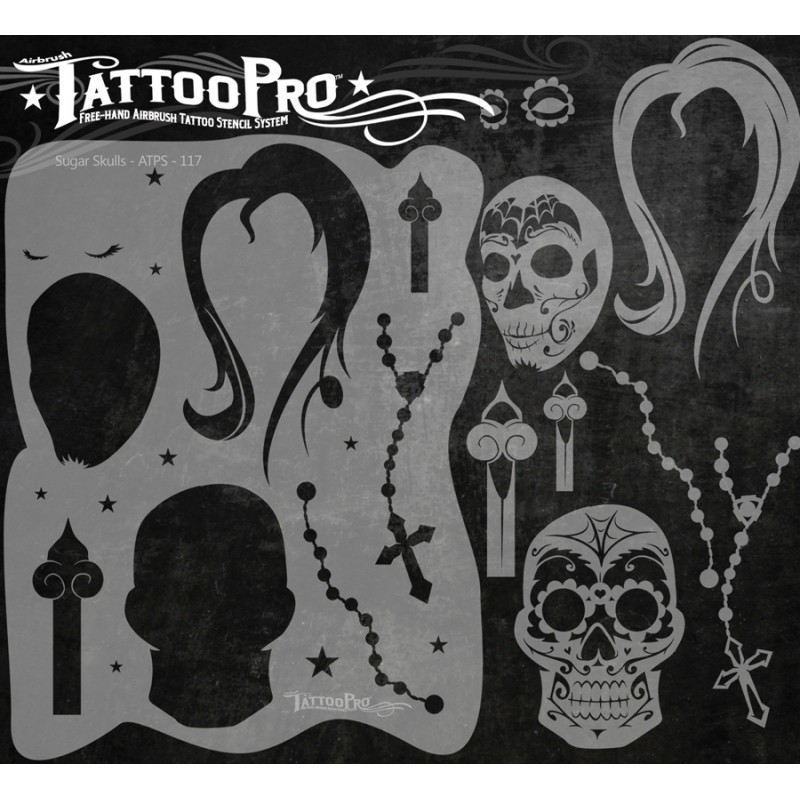 Wiser's Guns & Gamblin Tattoo Pro Stencil 2 – Dotsy's Entertainment Co.