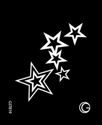 Picture of Basic - HD Stencil -  Stars - B19 (4pc/pk)
