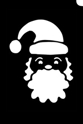 Picture of Santa Face Stencil (1pc)