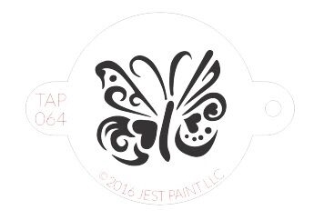 Picture of TAP 064 Face Painting Stencil - Ornate Butterfly