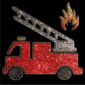 Picture of Firetruck - Sparkle Stencil (1pc)