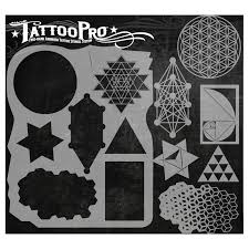 Tattoo Pro Stencils Series 3 - Sacred Geometry