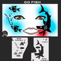Picture of Go Fish Stencil Eyes - 20SE - (Child Size 4-7 YRS OLD)