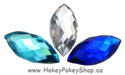 Picture of Pointed Eye Gems - Frozen Set - 7x15mm (15 pc) (AG-PE2)