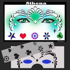 Picture of Athena Stencil Eyes - 03SE - (Child Size 4-7 YRS OLD)