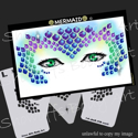 Picture of Mermaid Stencil Eyes - SE - (8 YRS and UP)