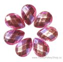 Picture of Teardrop Gems - Pink - 13x18mm (7 pc.) (SG-T5)