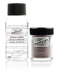 Picture of Mehron Metallic Powder with Mixing Liquid - Bronze