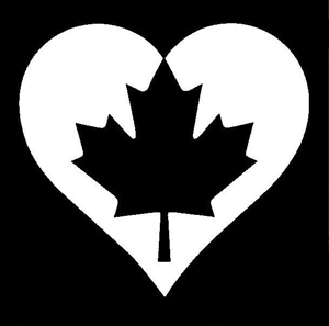 Picture of Love Canada - Sparkle Stencil (1pc)
