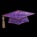 Picture of Grad Cap - Sparkle Stencil (1pc)