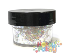 Picture of ABA Loose Chunky Glitter - Holographic White Blend (15ml)