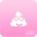 Picture of Pink Power Face Painting Stencil (1136) - Emoji Poop