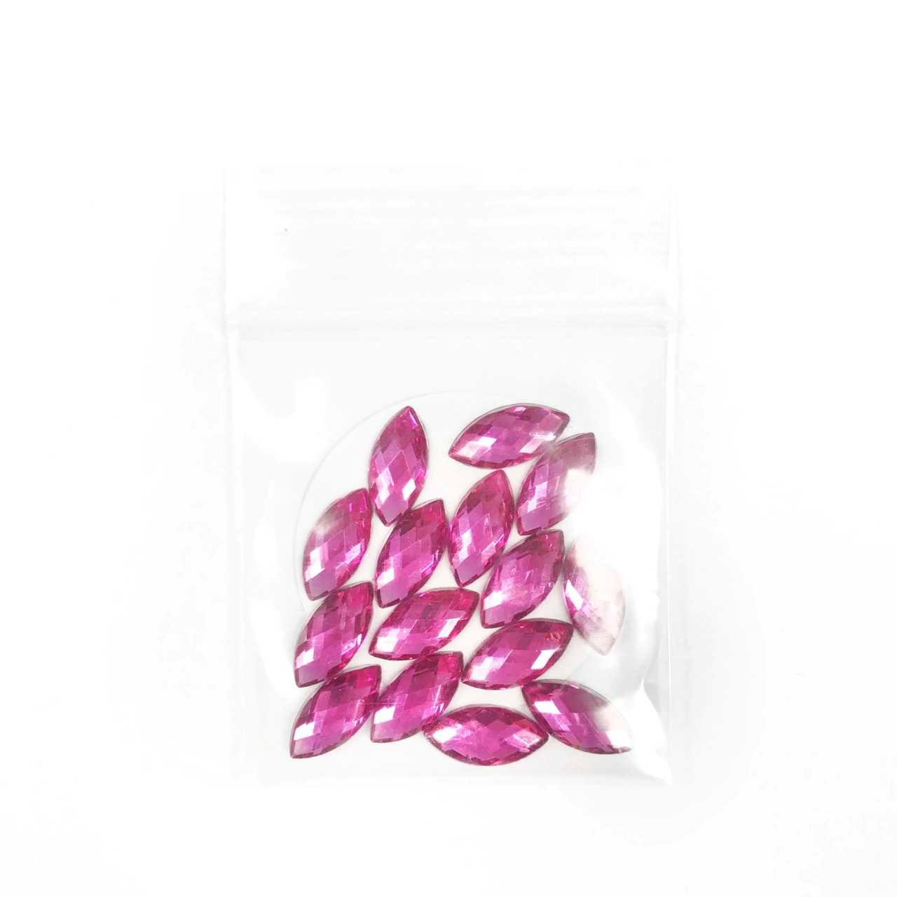 Picture of Pointed Eye Gems - Magenta - 7x15mm (15 pc) (SG-PE2)