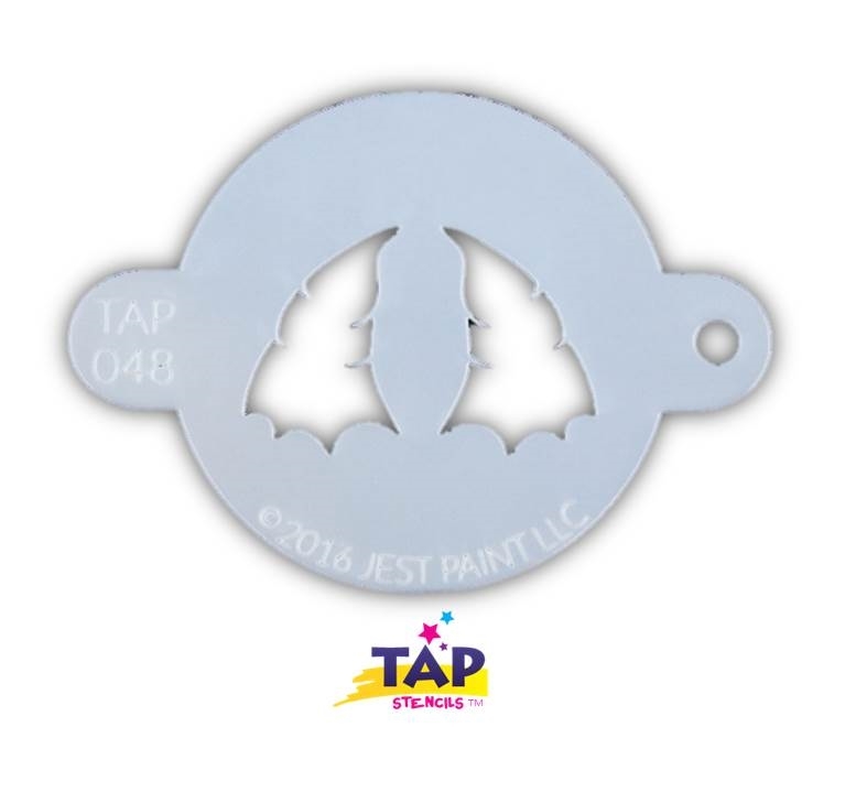 Picture of TAP 048 Face Painting Stencil - Horns