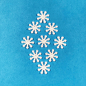 Picture of Pearl Snowflake Gems 1.5cm (9 pc.) (SG-PS)