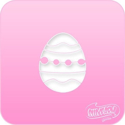 Picture of Pink Power Face Painting Stencil (1080) - Easter Egg