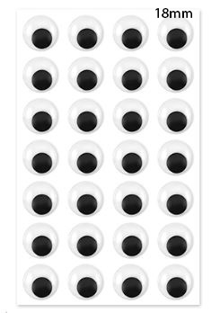 Picture of Self adhesive Googly eyes (18mm x 28pc)