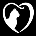 Picture of Cat Heart - Sparkle Stencil (1pc)