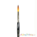 Picture of La Corneille Golden Taklon Round Brush 7000 - #12