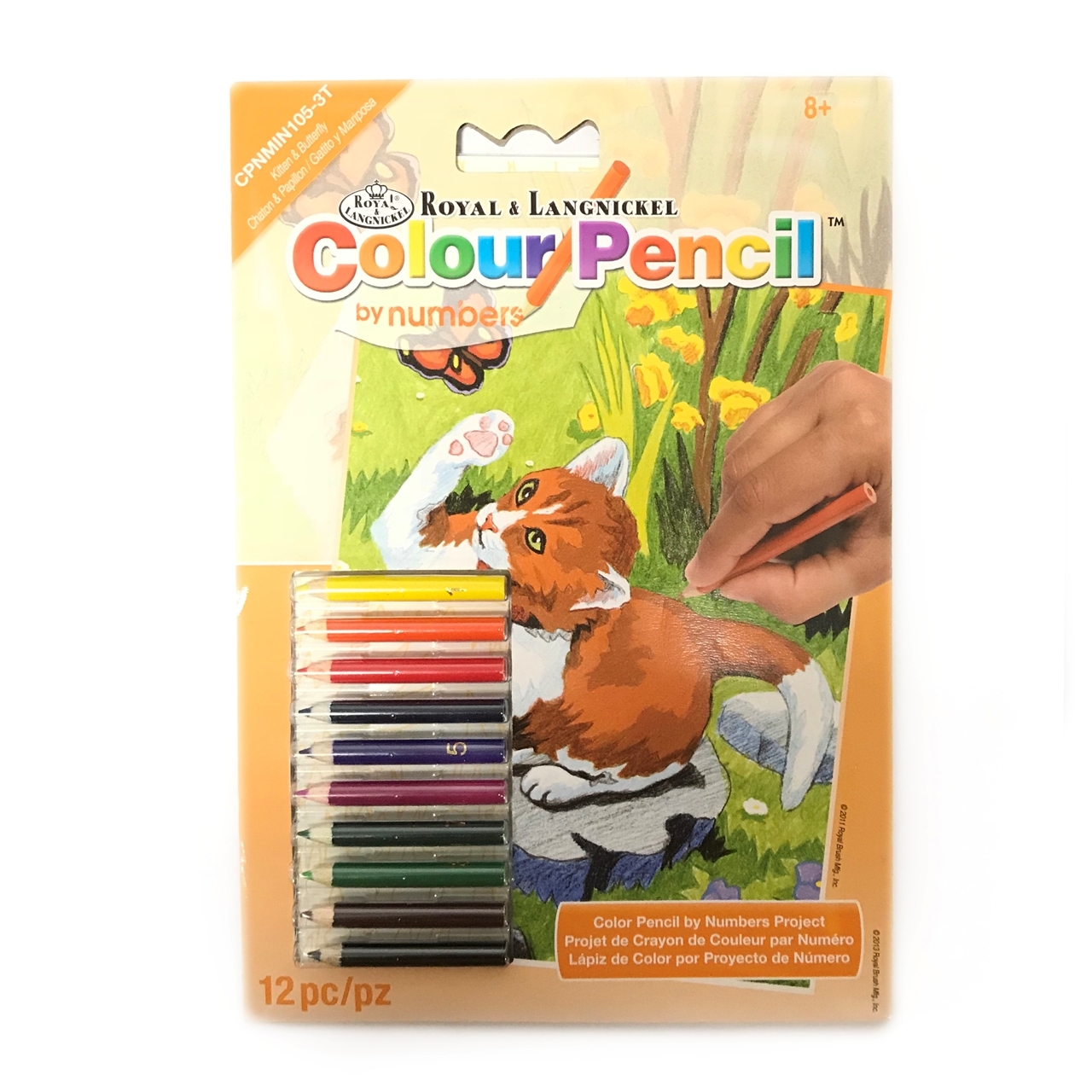 Mini Color Pencil By Number Kit - Assortment - Hokey Pokey Shop