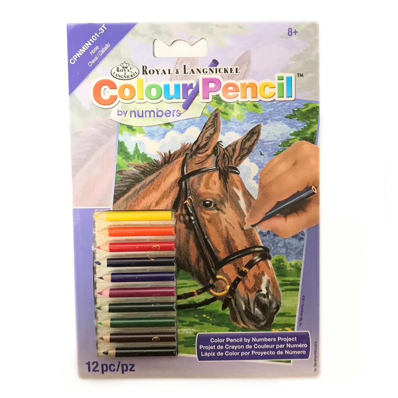 Mini Color Pencil By Number Kit - Assortment - Hokey Pokey Shop