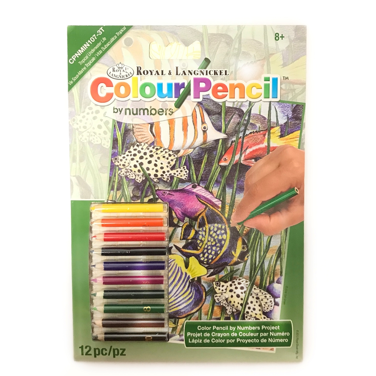 Picture of Mini Color Pencil By Number Kit - Assortment
