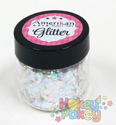 Picture of ABA Loose Chunky Glitter Blend - Holographic White (1oz)