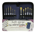 Picture of Soft- Grip KEEP N' CARRY 12 Pc. Brush Set -short handle ( RSET-KCSG)