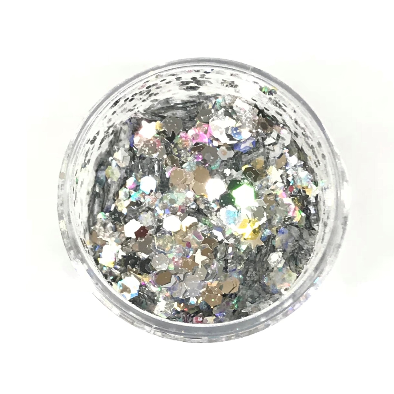 Picture of ABA Loose Chunky Glitter - Silver Hologram (15ml)