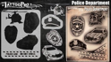 Picture of Tattoo Pro Stencil - Police Department (ATPS179)