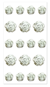 Picture of A Bride's Wish: 3D Bling Rose - Silver