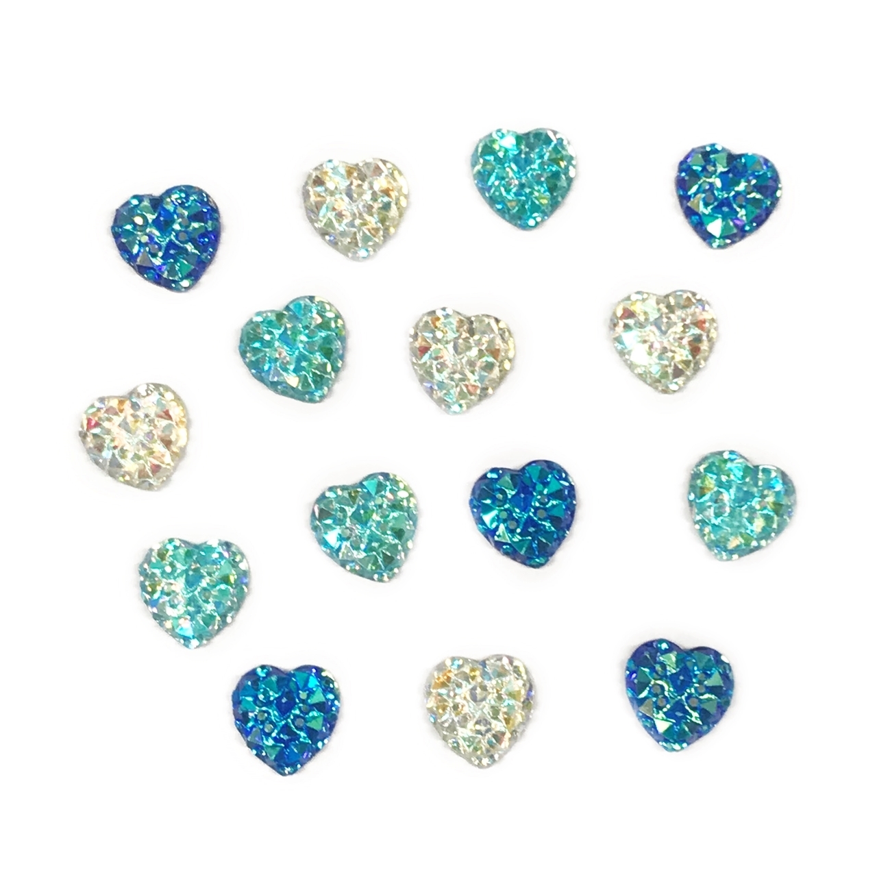 Heart Gems - Icy Set - 10mm (15 pc.) (AG-H1) - Hokey Pokey Shop ...