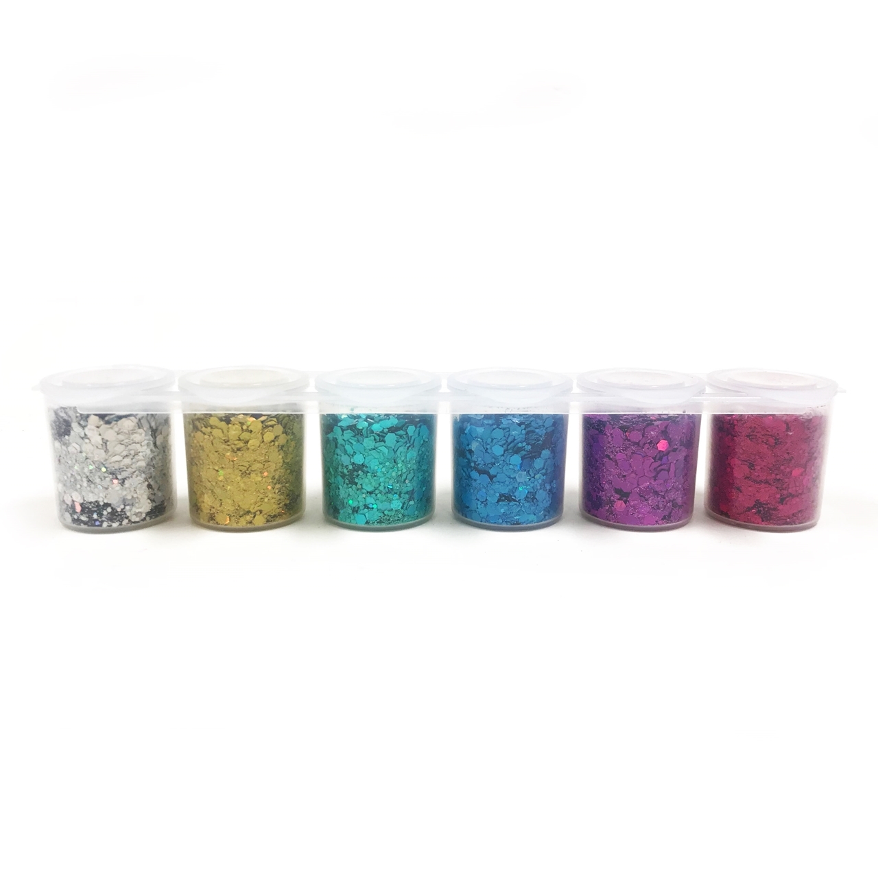 Picture of Superstar Chunky Glitter Mix 6 Pack - Laser (130ml)