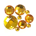 Picture of Round Gems - Yellow - 5 to 20mm (9 pc) (SG-RY)