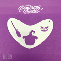 Picture of Art Factory Boomerang Stencil - Spooky Pumpkin (B039)