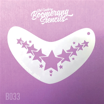 Picture of Art Factory Boomerang Stencil - Star Crown (B033)